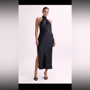 Meshki Black Backless Dress (Claire Dress)